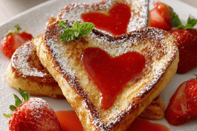 Strawberry Coulis French Toast