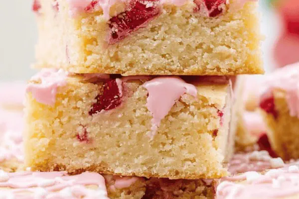 Strawberry Lemon Blondies Remix