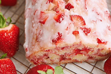 Strawberry Loaf Cake