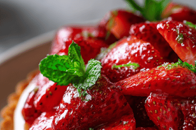 Strawberry Mascarpone Tart