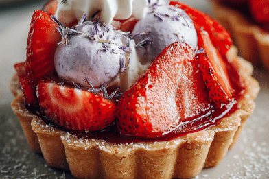 Strawberry Meringue Tartlets