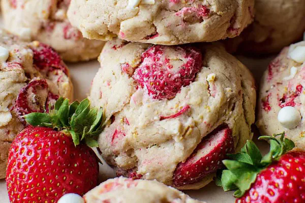 Strawberry Shortcake Cookies