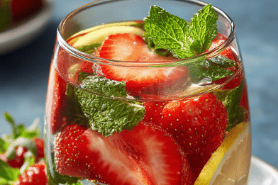 Strawberry Verbena Water