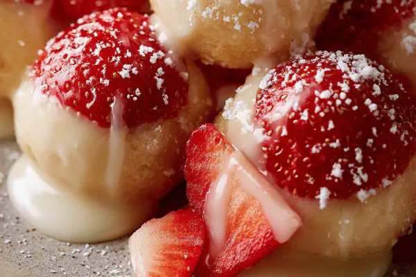 Strawberry White Chocolate Bites