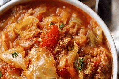 Instant Pot Stuffed Cabbage Soup