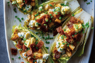 Stuffed Endives with Eggs Bacon