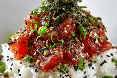 Sushi Rice Fish Bowl