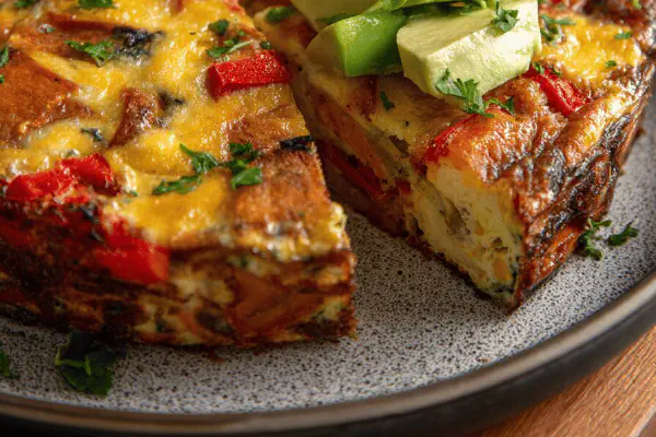 Sweet Potato Pepper Frittata