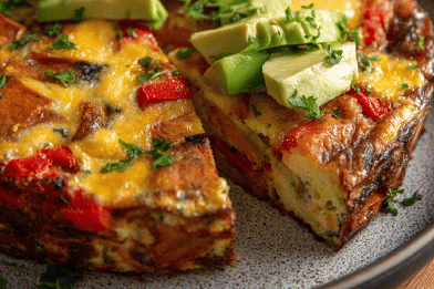Sweet Potato Pepper Frittata