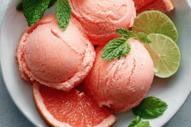 Tangy Citrus Sorbet Twist