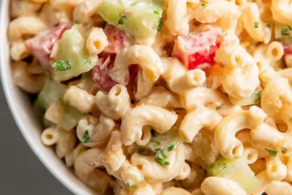 Tangy Macaroni Salad Twist