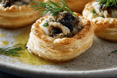 Tapenade Fish Tartlets
