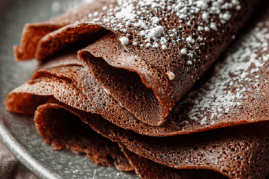 Thin Cocoa Crepes