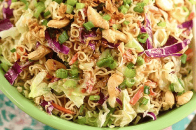 Toasted Crunchy Asian Slaw