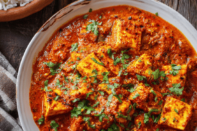 Tofu Butter Chicken Style