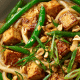 Grilled Tofu Orzo Stack