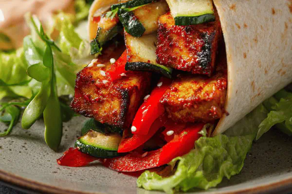 Tofu Veggie Wraps