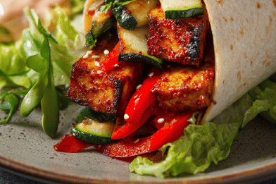 Tofu Veggie Wraps