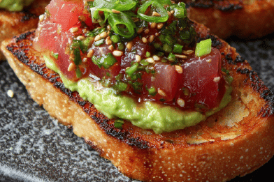 Tuna Tartare Avocado Mousseline