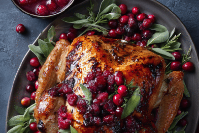 Turkey Roast cranberry port