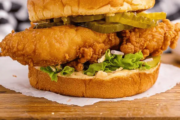 Twice-Dipped Fried Chicken Sandwich