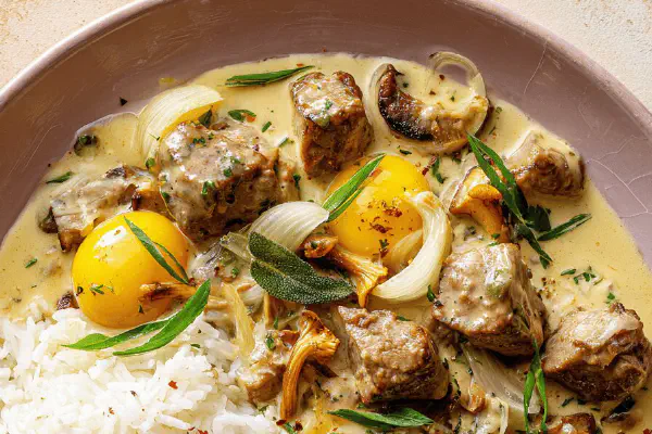 Twist Veal Blanquette