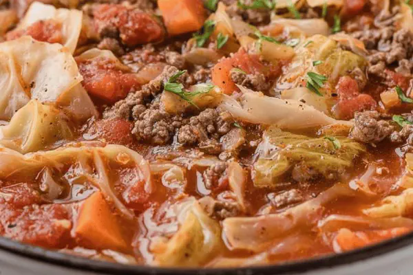 Twisted Cabbage Roll Soup