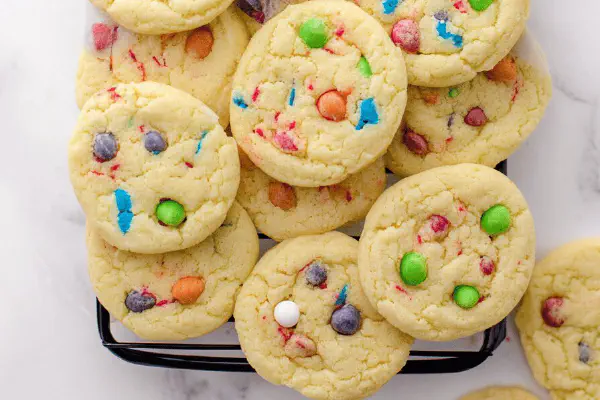 Twisted Cake Mix Cookies