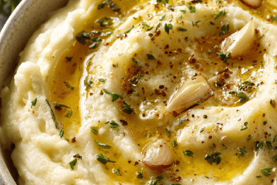 Twisted Garlic Mash