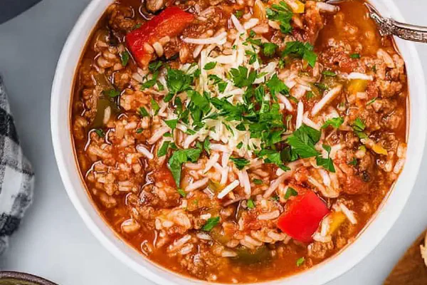 Twisted Stuffed Pepper Soup