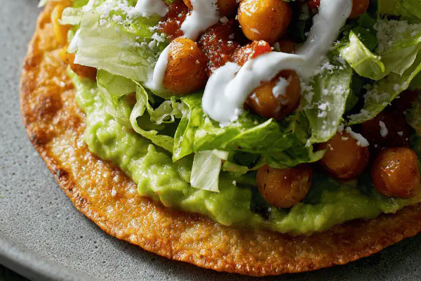 Twisted Vegetarian Tostadas