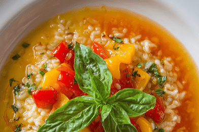 Two-Tone Pepper Soup