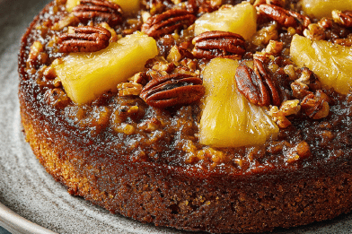 Upside-Down Banana Cake