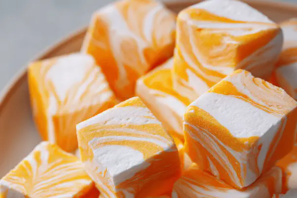 Vanilla Orange Marble Marshmallow