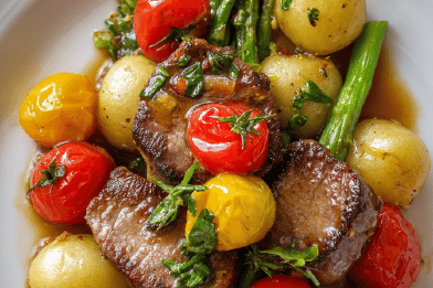 Veal Medallions With Fresh Tomatoes