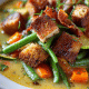 Green Veggies Red Wine Sauté