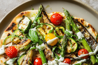 Veggie Naan Flatbreads