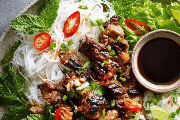 Vietnamese Pork Rice Rolls