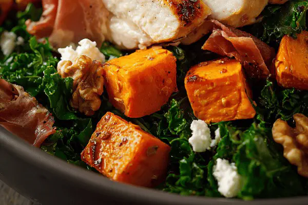 Warm Chicken and Sweet Potato Salad