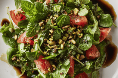 Watercress Basil Vinaigrette