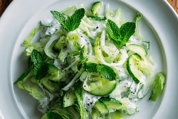 Whipped Cream Garden Salad