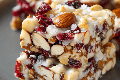 White Chocolate Cran-Pistachio Bars