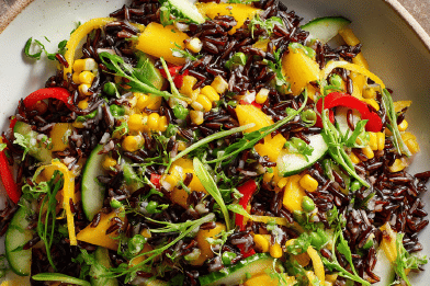 Wild Rice Black Bean Salad