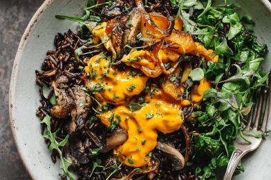 Wild Rice Squash Duck Bowls