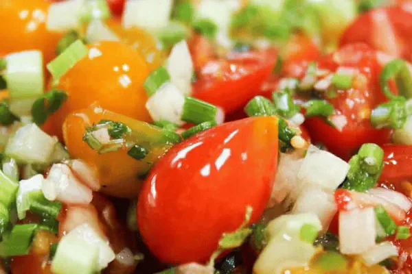 Winter Tomato Salad Remix