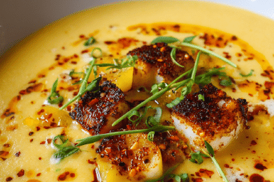 Yellow Pepper Potato Soup