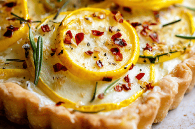Zesty Ricotta Veggie Tart