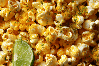 Zesty Vegan Pepper Popcorn